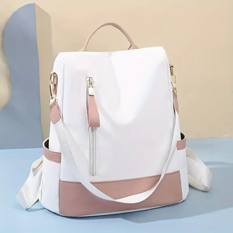 Sac à dos de voyage anti-vol Sac d'école anti-vol à grande capacité Sac à bandoulière léger réversible