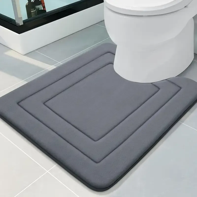 Tapis de bain en mousse à mémoire de forme, tapis de cuisine