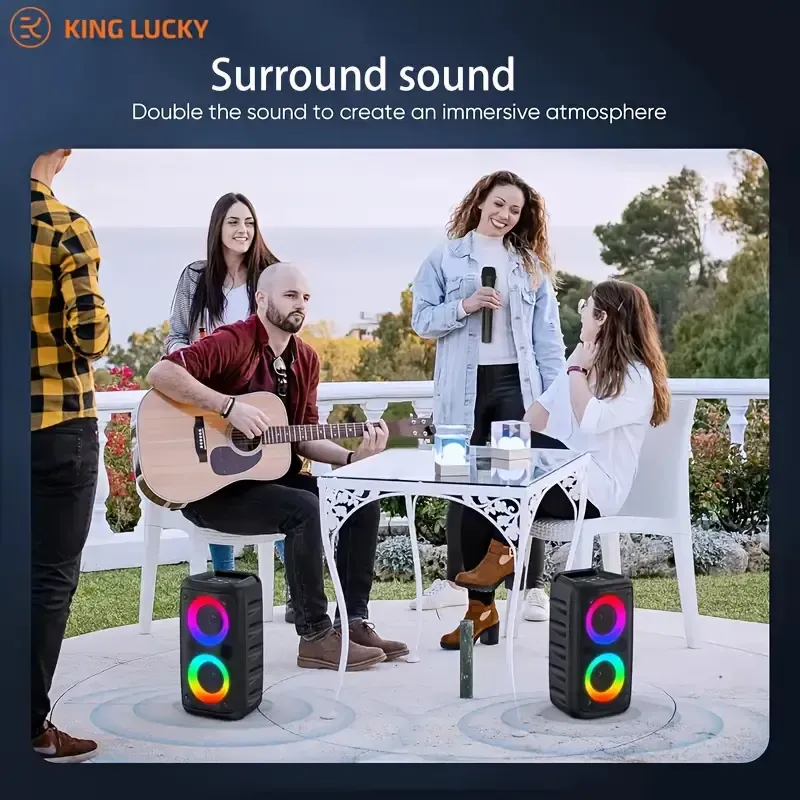 Enceinte sans fil KING LUCKY HY-3317 avec microphone