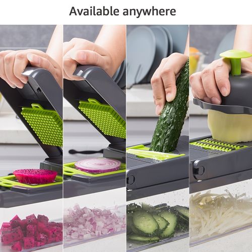 14-in-1 Multifunctional Easy Vegetable Chopper, Onion Slicer and Dicer for hassle-free kitchen prep