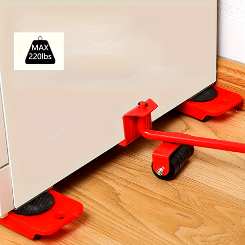Lot de 5 patins de levage pour meubles, 9,9 x 7,8 cm, roulettes de déplacement pour meubles, patins rotatifs à 360 degrés, réaménagement facile du canapé, plastique et acier carbone