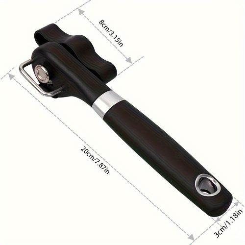 1 Ouvre-boîte multifonctionnel pour canettes, ouverture latérale rapide et simple, couteau en acier inoxydable, ouvre-boîte de cuisine, gadgets, accessoires de cuisine