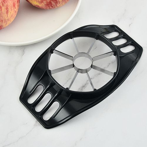 Trancheuse et vide-pomme en acier inoxydable - Coupe-fruits manuel et durable avec lames uniformes, poignée ergonomique, gadget de cuisine pour des pommes parfaitement tranchées, trancheuse à fruits
