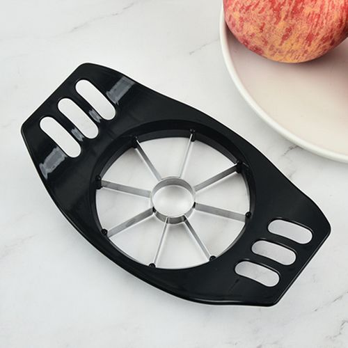 Trancheuse et vide-pomme en acier inoxydable - Coupe-fruits manuel et durable avec lames uniformes, poignée ergonomique, gadget de cuisine pour des pommes parfaitement tranchées, trancheuse à fruits