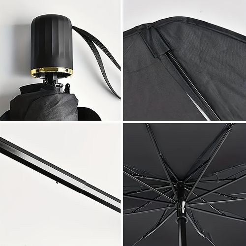 Pare-soleil de voiture pare-brise avant protection solaire et pare-soleil d'isolation thermique, équipement de rideau occultant, pare-brise de voiture petit parapluie de voiture