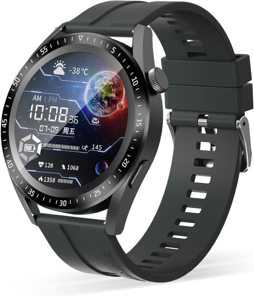 Men's Women's Smart Sports Watch, 3.53 cm Full Touch Screen Smart Watch, Sporty Waterproof, Heart Rate, Sleep Monitor, Pedometer, Calorie Activity Tracker for Android iPhone