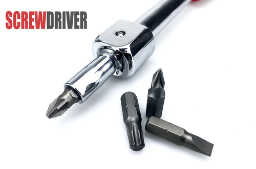 20 Piece Portable Ratchet Wrench Set, Interchangeable Combination Set, Rotatable 180 ° Removable Flexible Torque Saving Wrench Screwdriver Bit Kit for Industrial and Automotive Bicycle Motorcycle Application Tools
