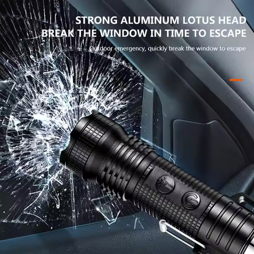 Multifunctional 4-in-1 Arc Lighter Flashlight Outdoor Windproof Waterproof Lighter Dual Arc Pulse Cigarette Lighter High Hardness Aluminum Escape Flashlight USB Charging