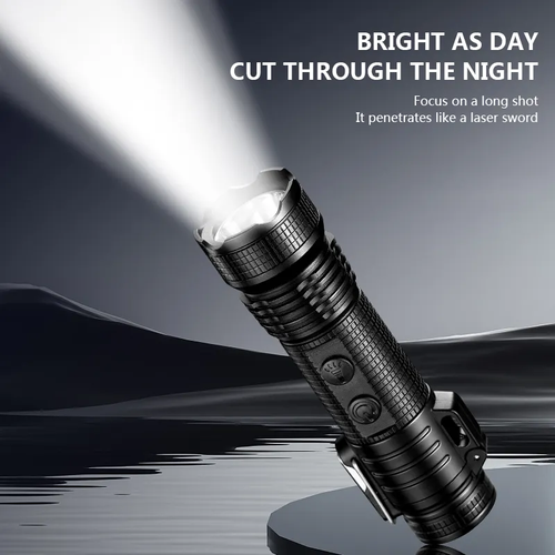 Multifunctional 4-in-1 Arc Lighter Flashlight Outdoor Windproof Waterproof Lighter Dual Arc Pulse Cigarette Lighter High Hardness Aluminum Escape Flashlight USB Charging