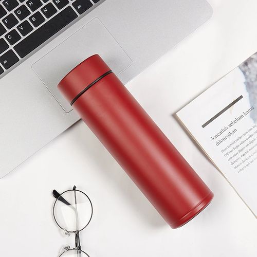 Customized logo New Style Gradient Color Vacuum Water Bottle Stainless Steel LED Smart Water Bottle with Temperature Display