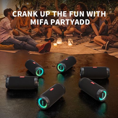 Mifa WildRod IP67 Waterproof for Bluetooth 5.3 Streaming Speaker Portable USB Communication Dustproof for Outdoor Camping