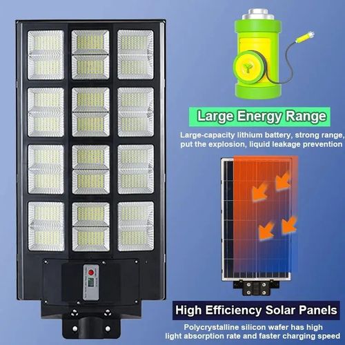 Solar street lamp 400W All in one outdoor waterproof Motion sensor solar street light for road park courtyard lighting