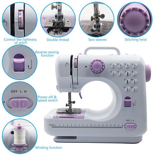 WEIYE 505A Household Portable Sewing Machine DC Power Foot Control Pedal for Knitting Socks Core Motor Component