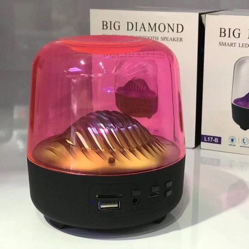 Glass Bluetooth Speaker, Stereo 5.3 Wireless Portable Speaker, Heavy Bass Subwoofer with Loud Volume