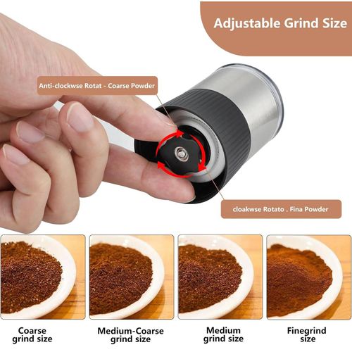 Mini Hand Coffee Grinder, Portable Manual Coffee Bean Mill for Fresh Coffee Powder