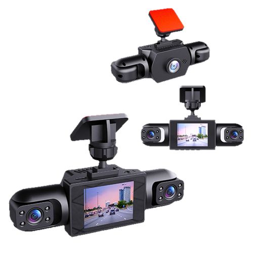 2-inch 4-channel Multi-lens Dash Cam 170 Angle OLIVER Car Fitment Simultaneous Display Reversing Image Loop Recording