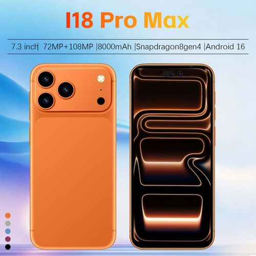 I18 Pro 5G LTE CDMA Dual SIM Octa Core Smartphone 108MP Camera 3GB+16GB 7000mAh AMOLED 4K 120Hz Android 14