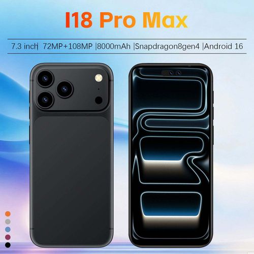I18 Pro 5G LTE CDMA Dual SIM Octa Core Smartphone 108MP Camera 3GB+16GB 7000mAh AMOLED 4K 120Hz Android 14