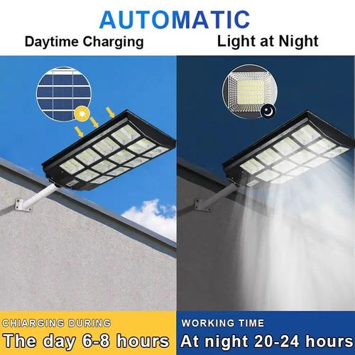 Solar street lamp 400W All in one outdoor waterproof Motion sensor solar street light for road park courtyard lighting