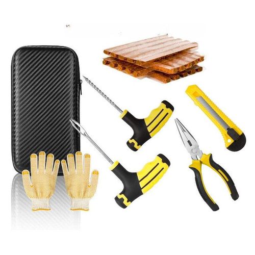 WZAUTO 5pcs 7pcs Universal Tire Repair Kit Hand Tool for Car Motorcycle Automotive Bike Tyre Puncture Repair