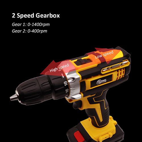 Factory Direct Sales Cordless Multifunctional Wireless Drill Machine | 1 Battery & 1 Charger