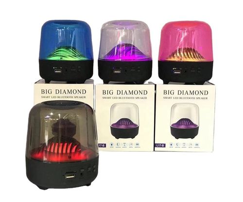 Glass Bluetooth Speaker, Stereo 5.3 Wireless Portable Speaker, Heavy Bass Subwoofer with Loud Volume