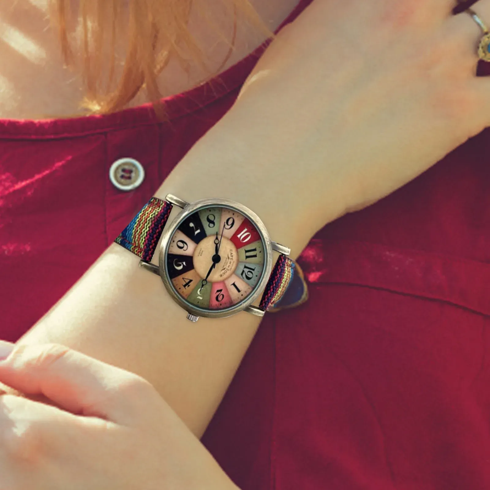 ✨DLJ✨Multi Color Rainbow Pattern Watches