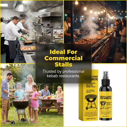 ✨DLJ-Cepin✨🧽 Heavy-duty BBQ cleaner – dissolves carbon, grease, and baked-on grime!