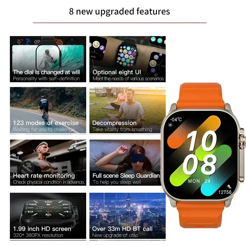 ✨DLJ✨T900 Ultra Smart Watch