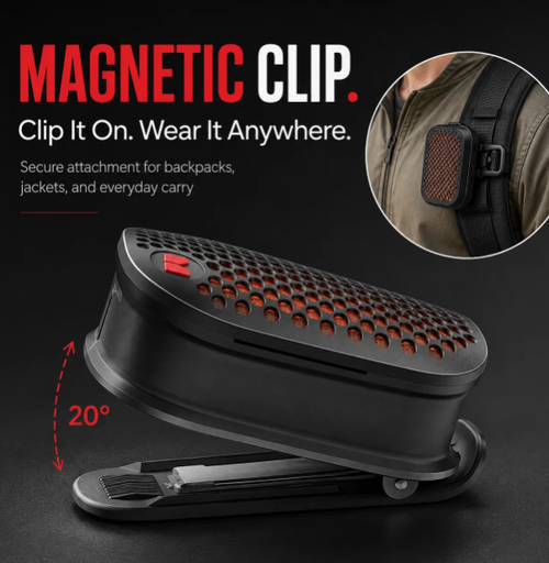 ✨DLJ-Cepin✨🔊 2026 New Magnetic Clip-On Bluetooth Speaker | IPX7 Waterproof, TWS Stereo