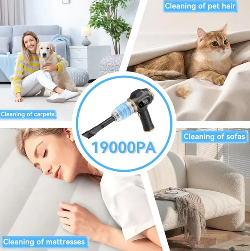 ✨DLJ- Cepin✨Handheld Cordless Car Vacuum Cleaner 19000pa Powerful 6-in-1 Portable