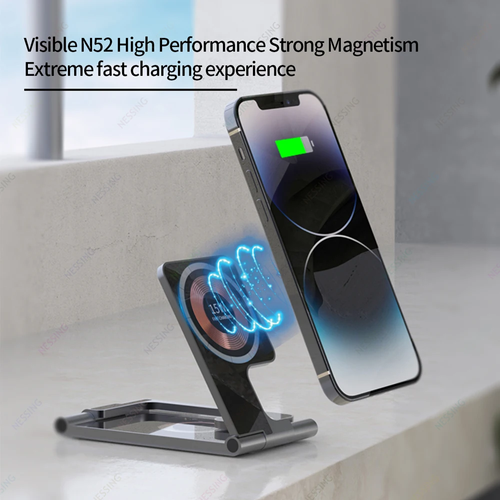 ✨DLJ-CePin✨3-in-1 Foldable Transparent Magnetic Wireless Charger