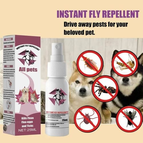 Fly repellent pet anti-itch spray