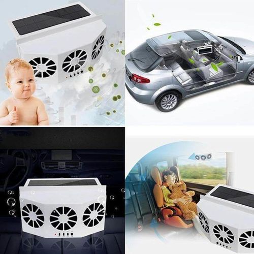 🔥ZZP🔥Car solar air conditioner ventilation fan