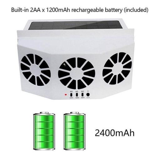 🔥ZZP🔥Car solar air conditioner ventilation fan
