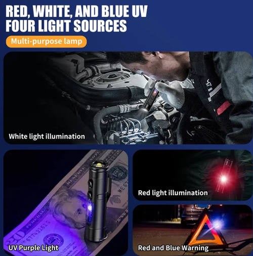 ✨DLJ-Cepin✨🔦 Mini Multifunctional Aluminum Alloy Flashlight – Compact, Durable & Versatile