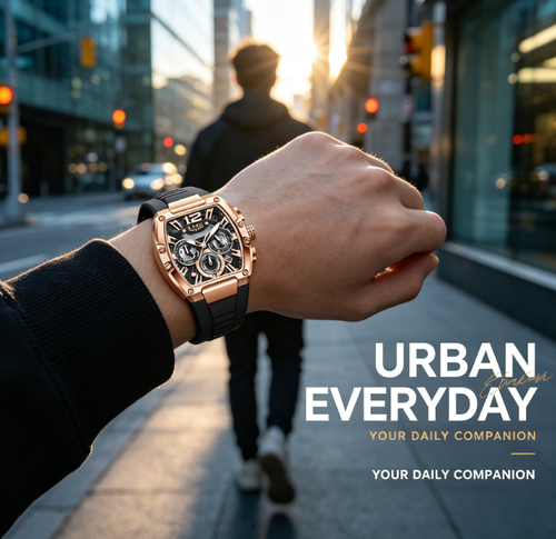 ✨DLJ-Cepin✨Barrel-Shaped Multifunctional Water-Resistant Luminous Calendar Sports Watch