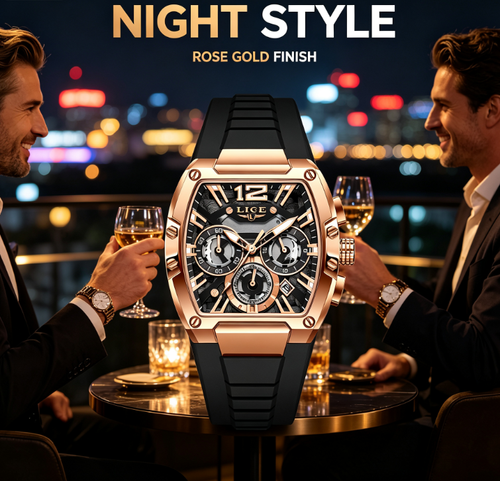 ✨DLJ-Cepin✨Barrel-Shaped Multifunctional Water-Resistant Luminous Calendar Sports Watch