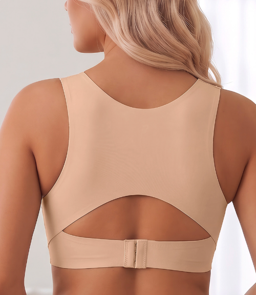 ✨DLJ-Cepin✨Cross Back Front Closure Wireless Posture Support Bra