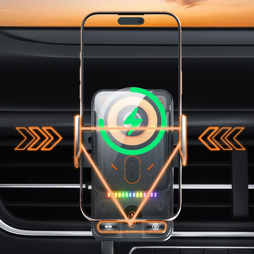✨DLJ-Cepin✨Smart 2-In-1 Auto-Rotating Car Phone Holder & Wireless Charger