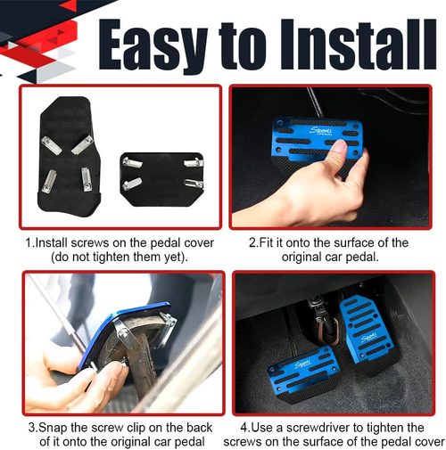 ✨DLJ-Cepin✨2 PCS Car Non-slip Pedal Pads Set