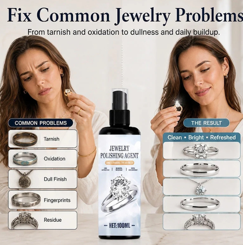 ✨DLJ-Cepin✨Jewelry Cleaner Spray – Fast Tarnish Removal & Shine Restore
