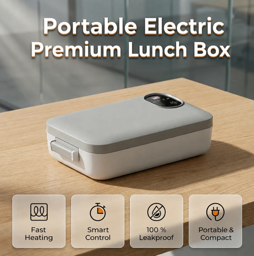 ✨DLJ-CePin✨2026 New Portable Timer-controlled Reheating Rechargeable Heated Lunchbox