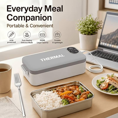 ✨DLJ-CePin✨2026 New Portable Timer-controlled Reheating Rechargeable Heated Lunchbox
