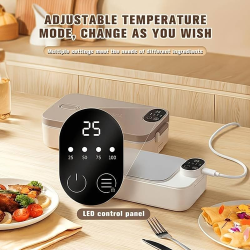 ✨DLJ-CePin✨2026 New Portable Timer-controlled Reheating Rechargeable Heated Lunchbox
