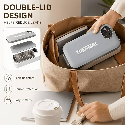 ✨DLJ-CePin✨2026 New Portable Timer-controlled Reheating Rechargeable Heated Lunchbox