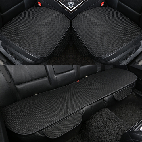 ✨DLJ-CePin✨🔥Breathable & Anti-Slip Viscose filament Car Seat Covers 3PCS