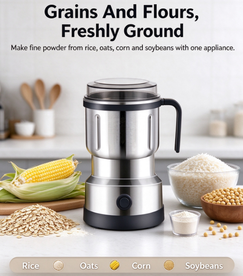 ✨DLJ-CePin✨Multifunctional Electric Grinder – For Coffee, Spices & Herbs, Powerful & Fast Grind🔥