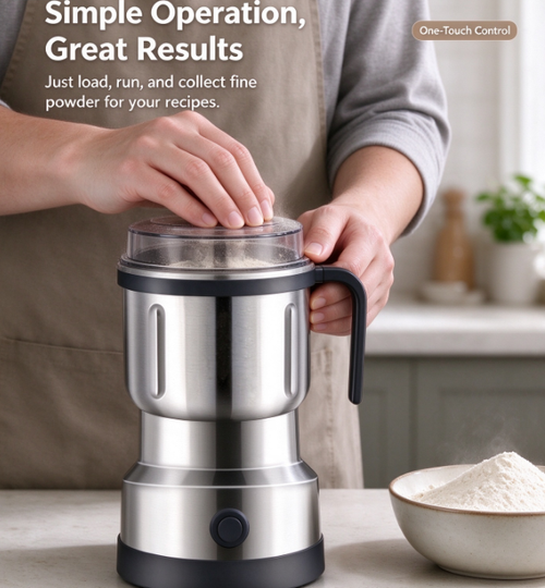 ✨DLJ-CePin✨Multifunctional Electric Grinder – For Coffee, Spices & Herbs, Powerful & Fast Grind🔥