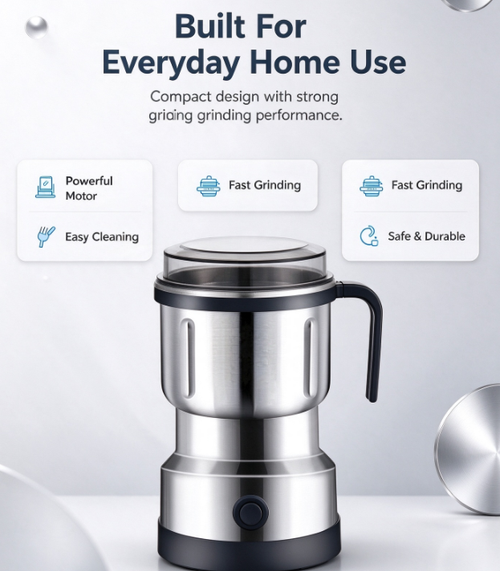 ✨DLJ-CePin✨Multifunctional Electric Grinder – For Coffee, Spices & Herbs, Powerful & Fast Grind🔥